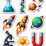 School Subjects - Sticker Sheet v16